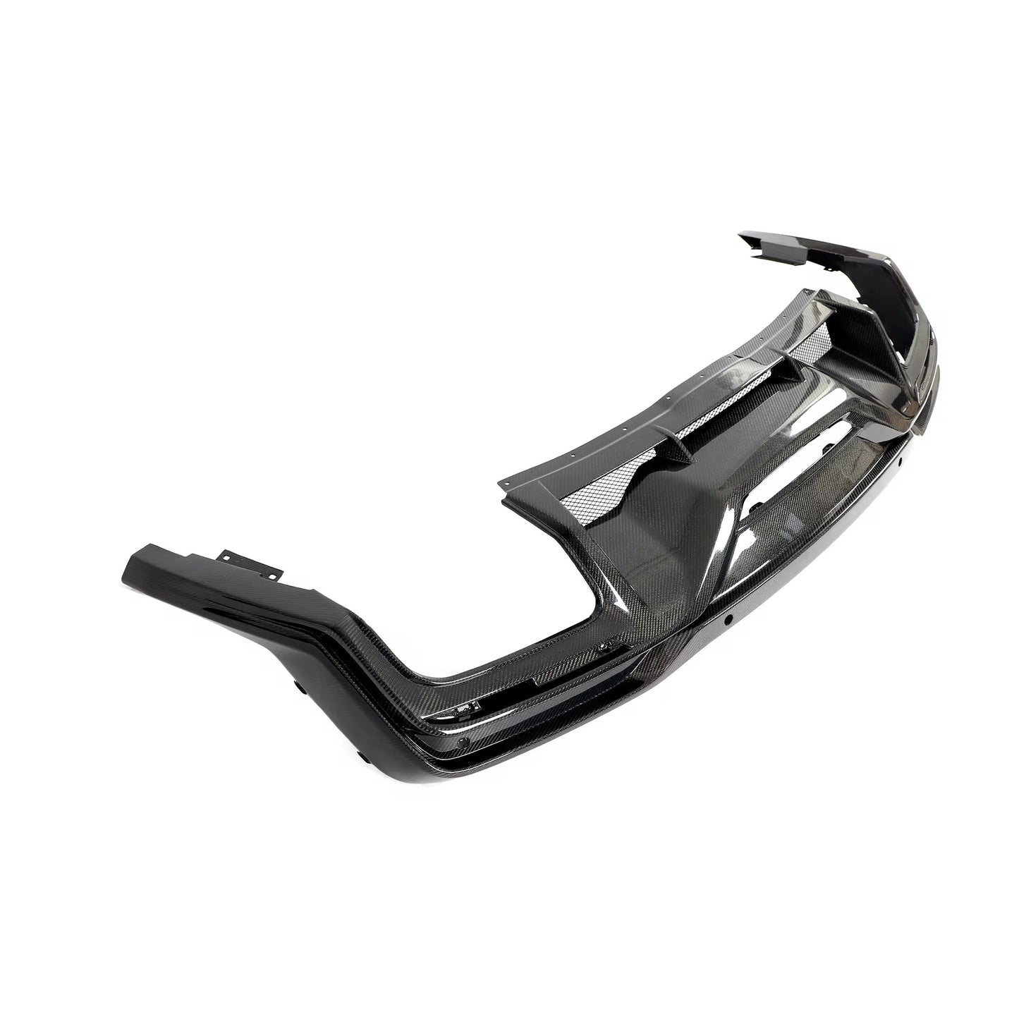 2024+ Ford Mustang S650 GTD Style Carbon Fiber Rear Bumper Diffuser