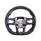 2024+ Ford Mustang S650 Carbon Fiber & LED Steering Wheel