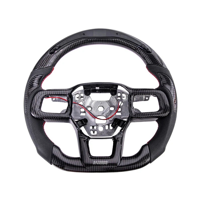 2024+ Ford Mustang S650 Carbon Fiber & LED Steering Wheel