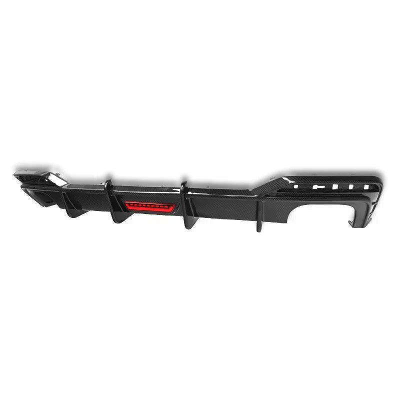 APR Style Carbon Fiber Rear Diffuser with Brake Light – Audi B9.5 S5 & A5 (2020+)
