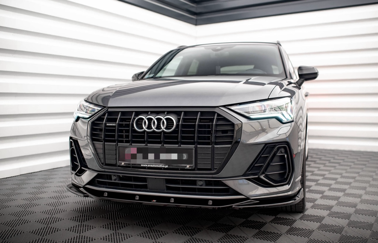 MX Style Front Splitter – Audi Q3 / SQ3 - Exotics Carbon Design