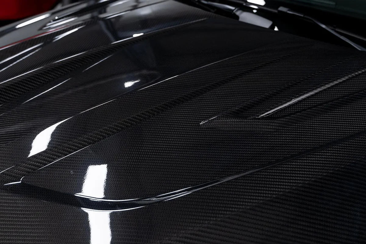 Mercedes-Benz GLE 450/580/53/63 – MSY Style Carbon Fiber Vented Hood - Exotics Carbon Design
