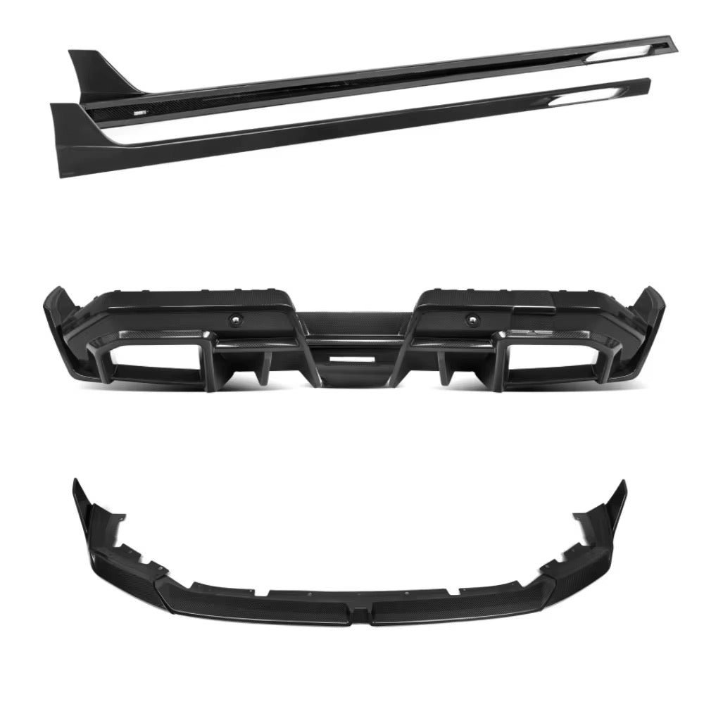 BMW M5 G90 / G99 – SQ Style Complete Carbon Fiber Body Kit (2021+) - Exotics Carbon Design