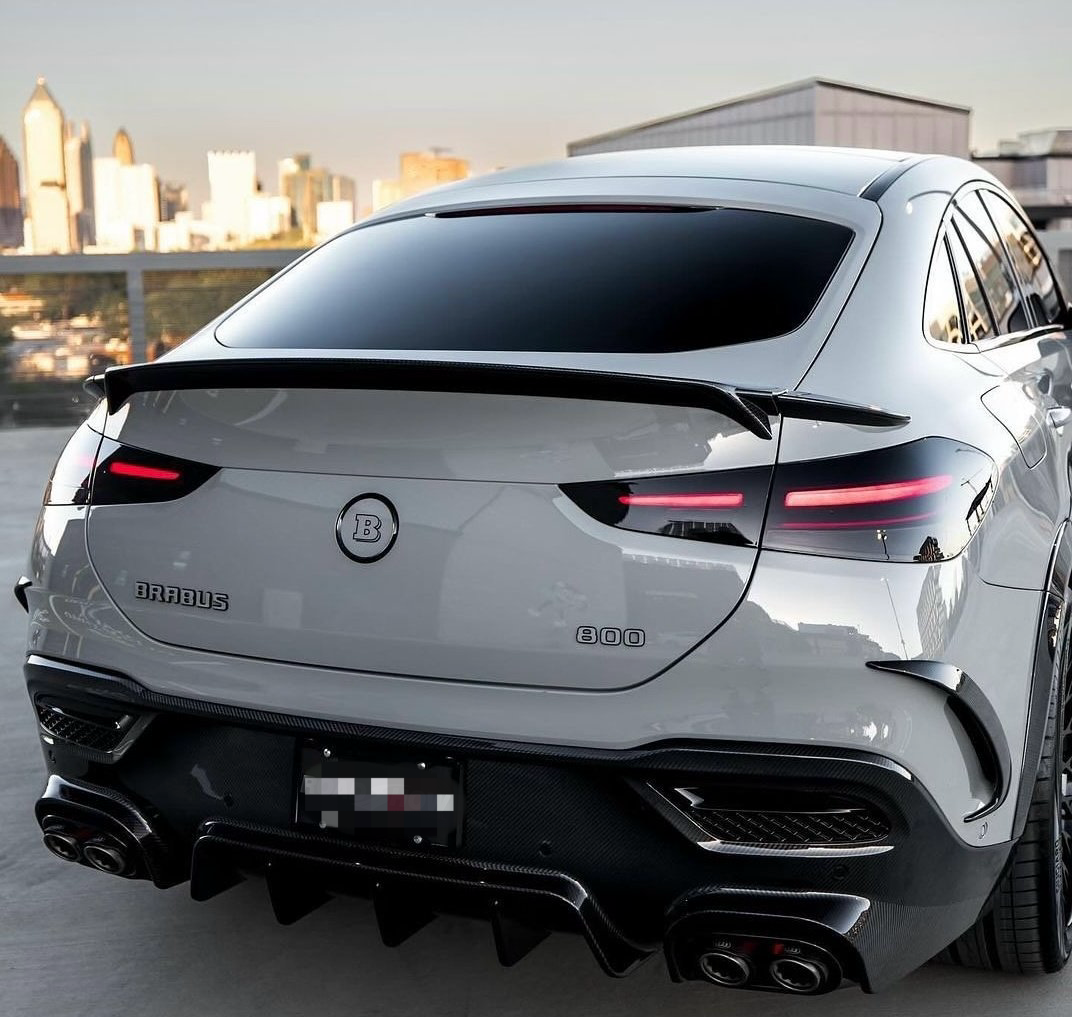(2020+) Mercedes-Benz GLE-Class Coupe GLE450 / GLE63 – Carbon Fiber Rear Trunk Spoiler - Exotics Carbon Design