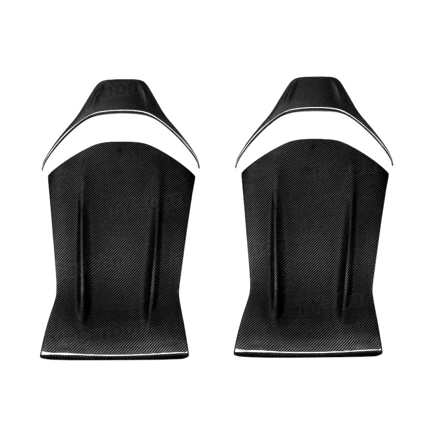 Carbon Fiber Seat Covers – Mercedes C63 W205 / A45 / CLA45 / GLA45 (2014–2021) - Exotics Carbon Design