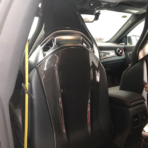 Carbon Fiber Seat Covers – Mercedes C63 W205 / A45 / CLA45 / GLA45 (2014–2021) - Exotics Carbon Design