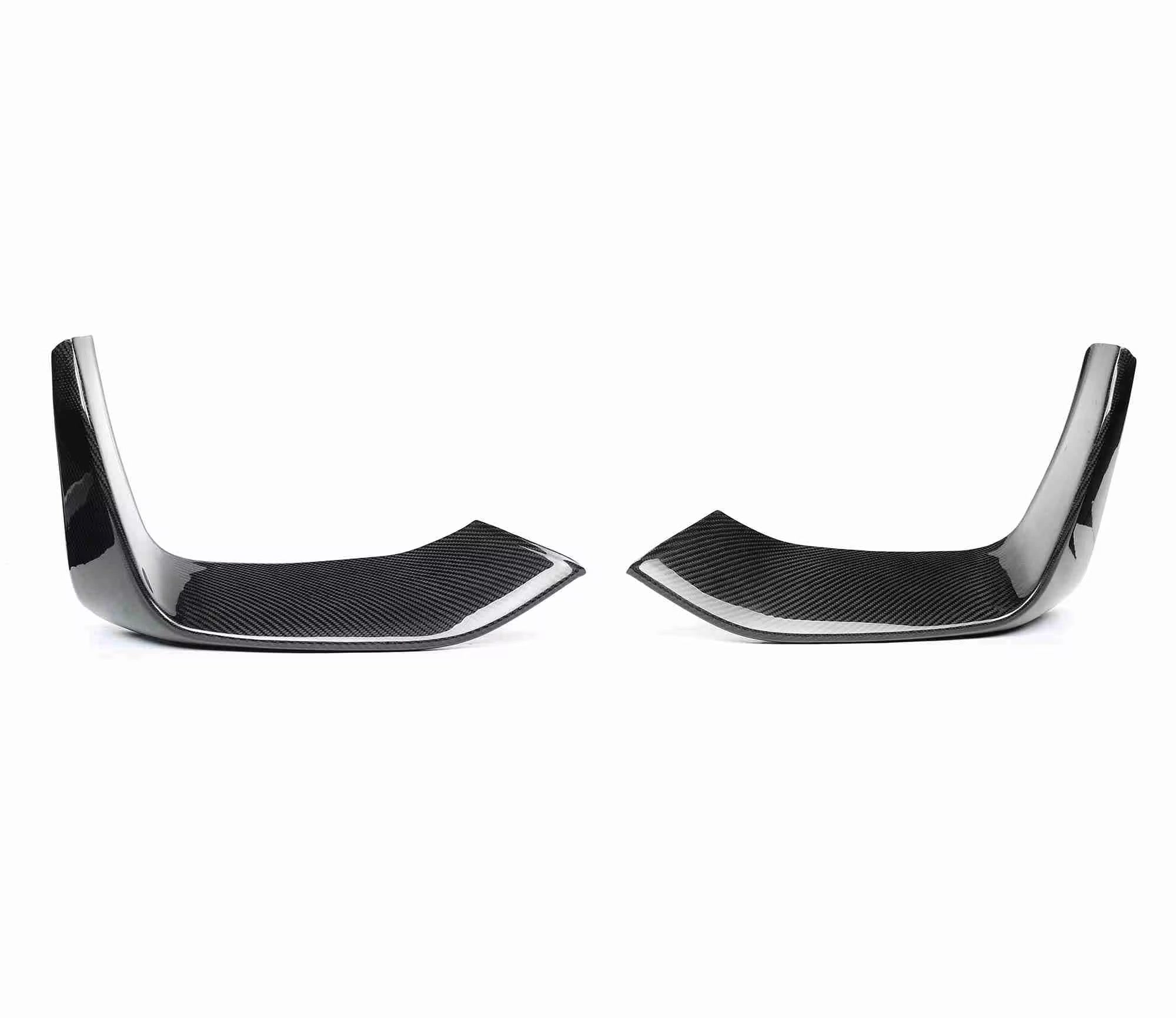 BMW M3 F80 / M4 F82 (2015–2020) – Carbon Fiber Front Bumper Splitters - Exotics Carbon Design