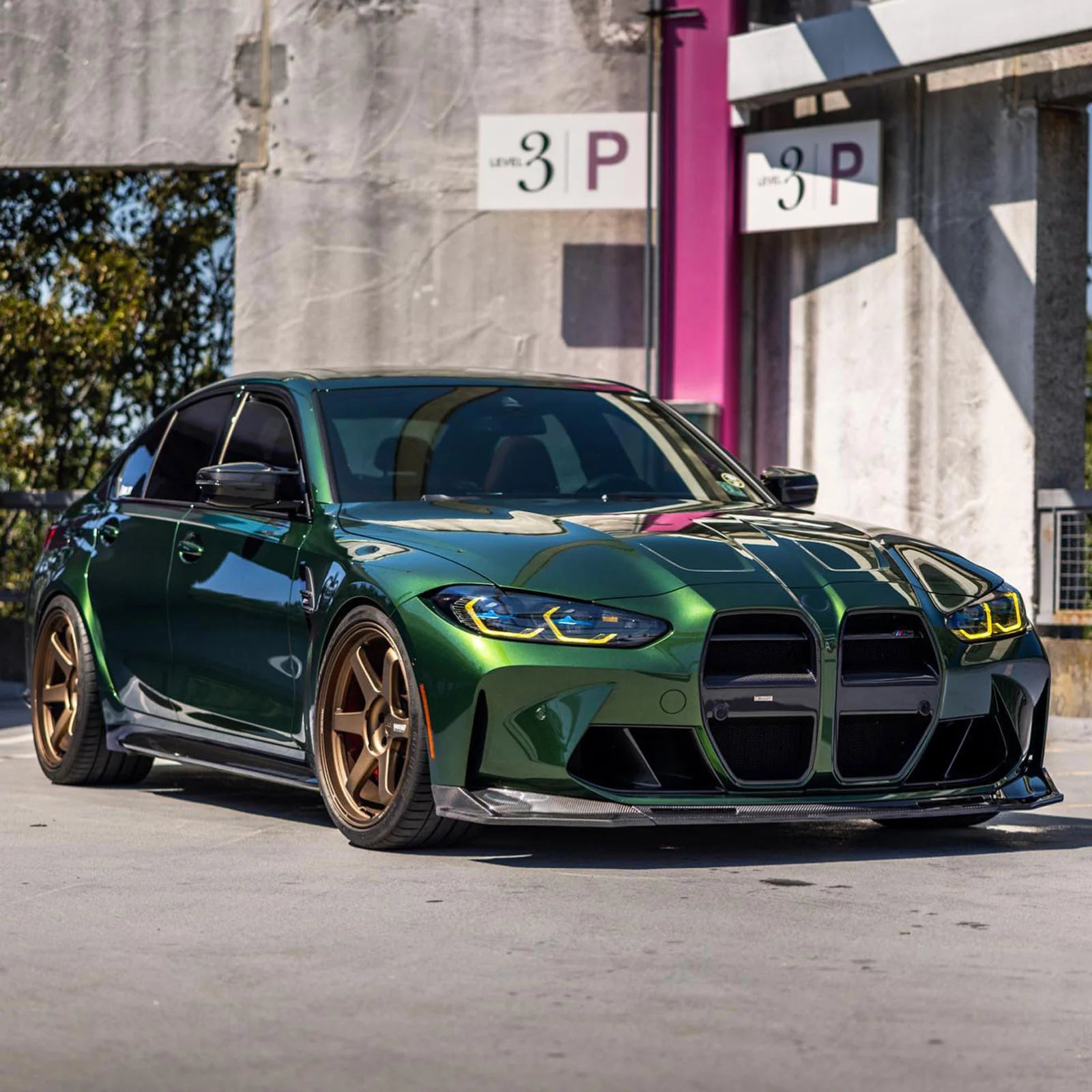 BMW G80 M3 / G82 M4 (2021–2025) – Carbon Fiber Front Lip Splitter - Exotics Carbon Design