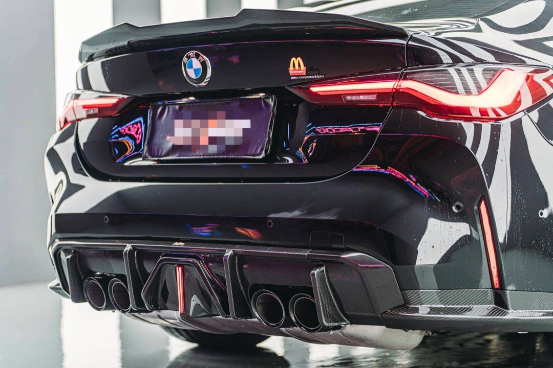 BMW G80 M3 / G82 M4 (2021–2025) – Track Inspired Carbon Fiber Rear Diffuser - Exotics Carbon Design