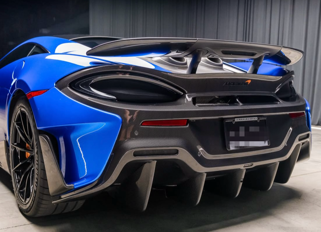 McLaren 540C / 570S / 570GT - Pre-Preg Carbon Fiber 600LT Style Rear Diffuser - Exotics Carbon Design