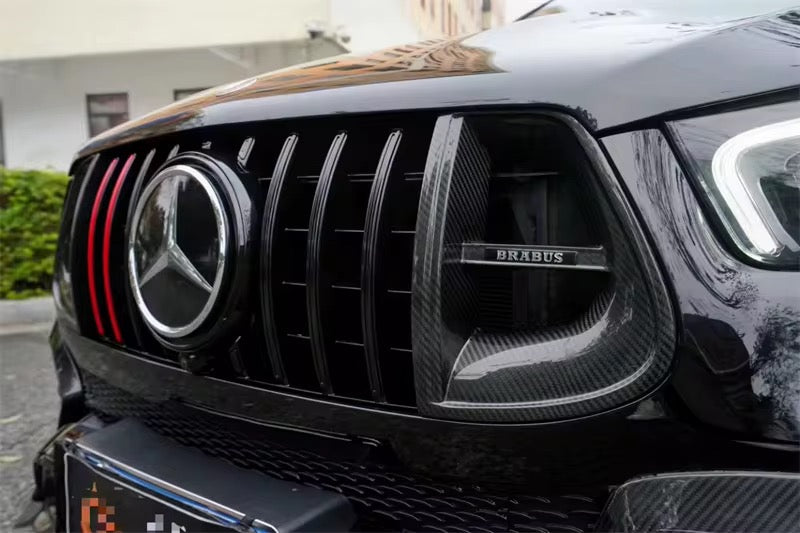 2020+ Mercedes-Benz GLE / GLE63 – Carbon Fiber Front Grille - Exotics Carbon Design