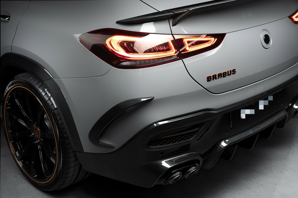 Mercedes-Benz C167 GLE – BRB Style Carbon Fiber Rear Bumper Canards - Exotics Carbon Design
