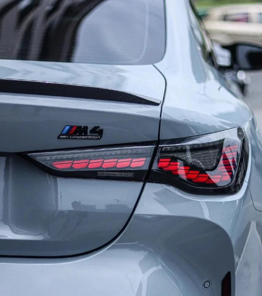 BMW M4 G82 – Dynamic Modified OLED Tail Lights - Exotics Carbon Design