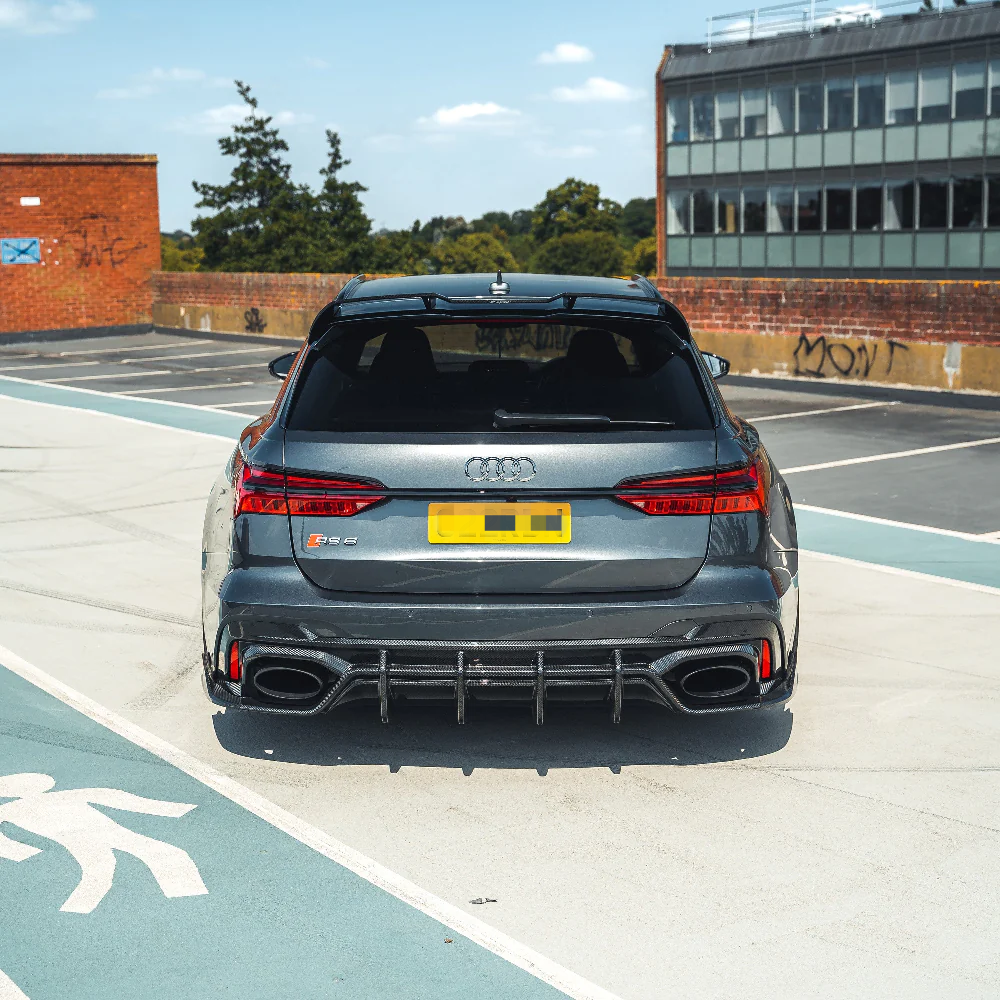 Audi RS6 / RS7 C8 (2020+) – F1 Style Carbon Fiber Rear Diffuser - Exotics Carbon Design