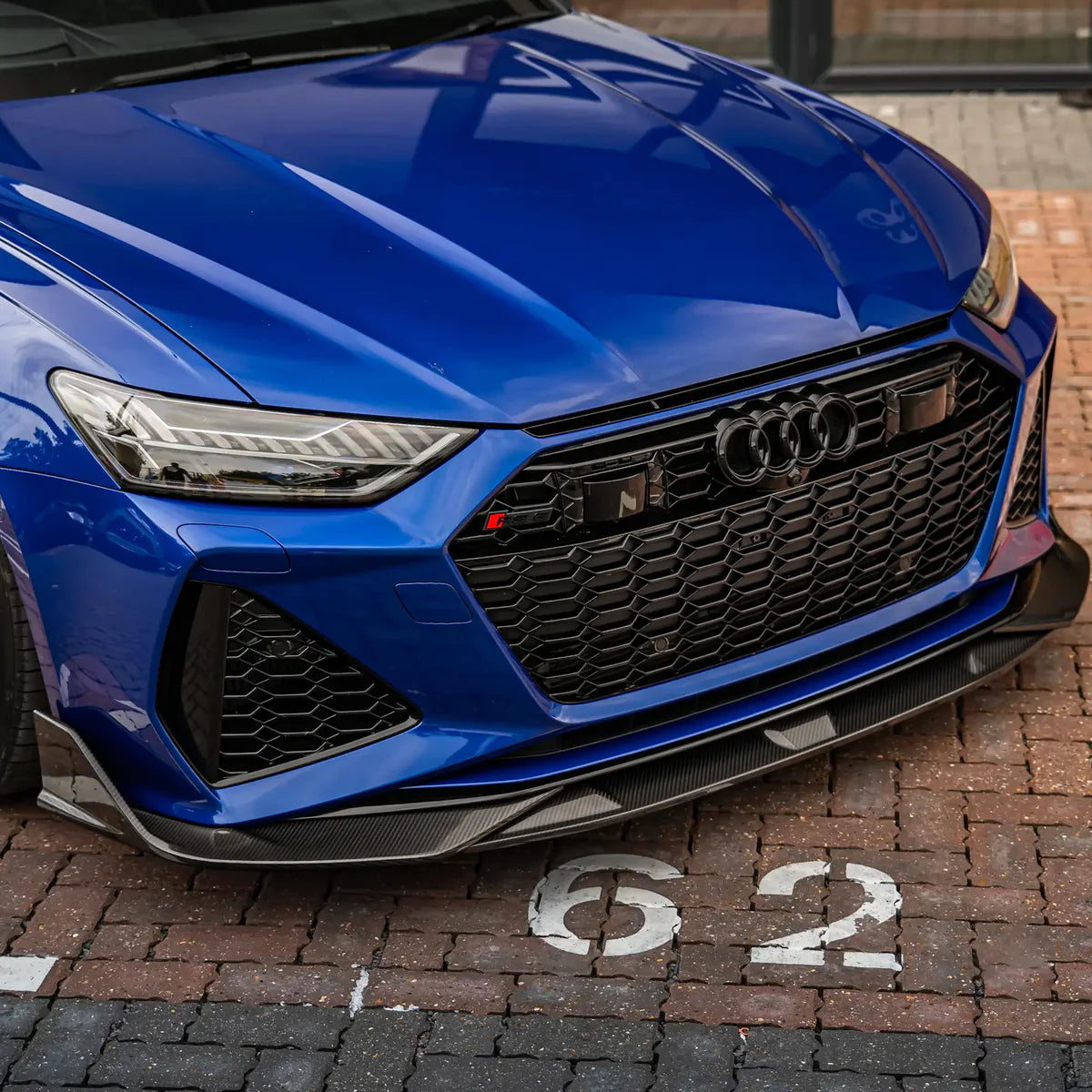 Audi RS6 / RS7 C8 (2020+) – MSY Style Pre-Preg Carbon Fiber Front Splitter - Exotics Carbon Design