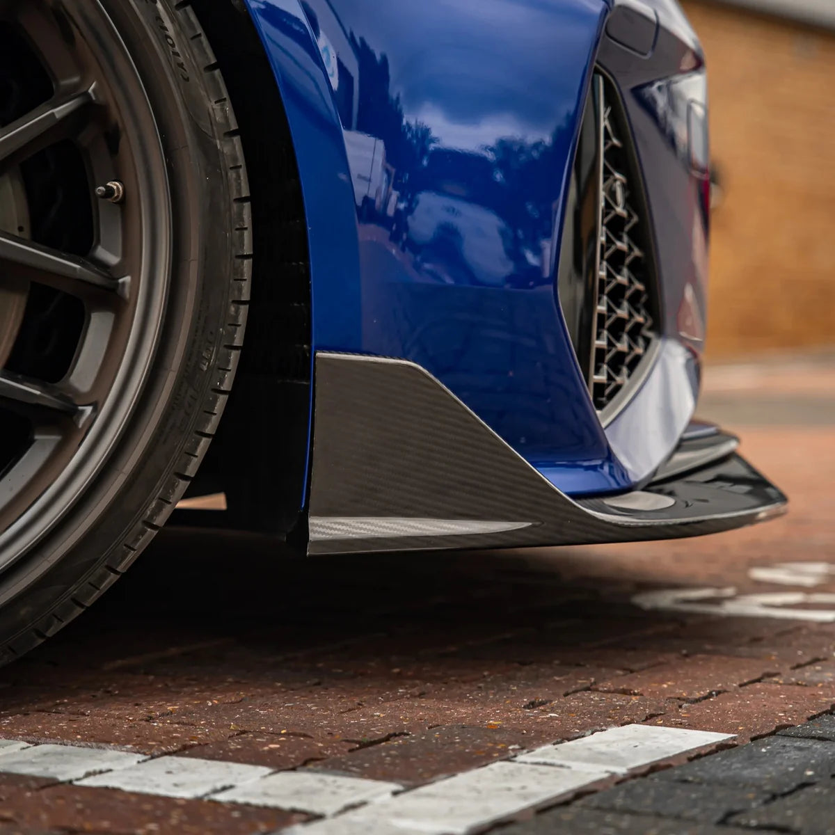 Audi RS6 / RS7 C8 (2020+) – MSY Style Pre-Preg Carbon Fiber Front Splitter - Exotics Carbon Design