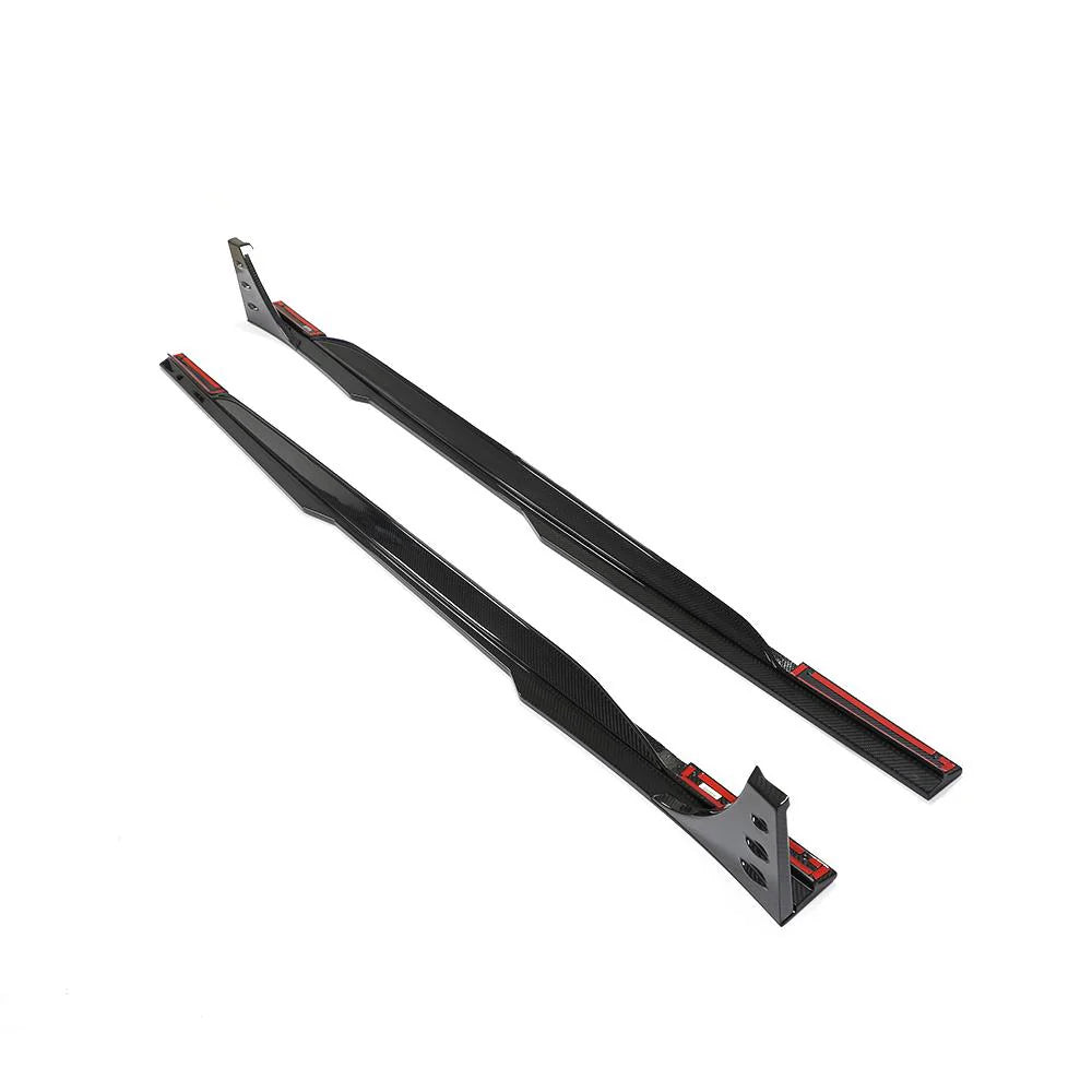 (2020+) Audi RS6 / RS7 C8 – MSY Style Pre-Preg Carbon Fiber Side Skirts - Exotics Carbon Design