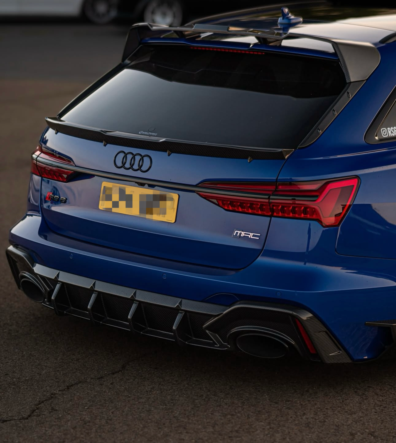 Audi RS6 / RS7 C8 (2020+) – F1 Style Carbon Fiber Rear Diffuser - Exotics Carbon Design