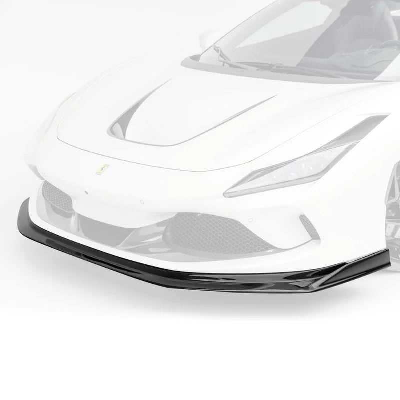 Ferrari F8 – V Style Carbon Fiber Front Lip - Exotics Carbon Design