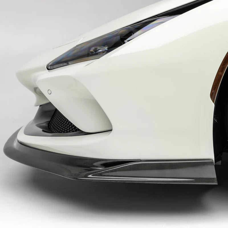 Ferrari F8 – V Style Carbon Fiber Front Lip - Exotics Carbon Design