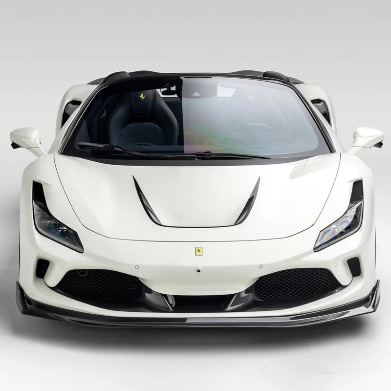 Ferrari F8 – V Style Carbon Fiber Front Lip - Exotics Carbon Design