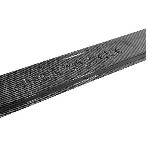 Lamborghini Aventador – Carbon Fiber Embossed Door Sills - Exotics Carbon Design