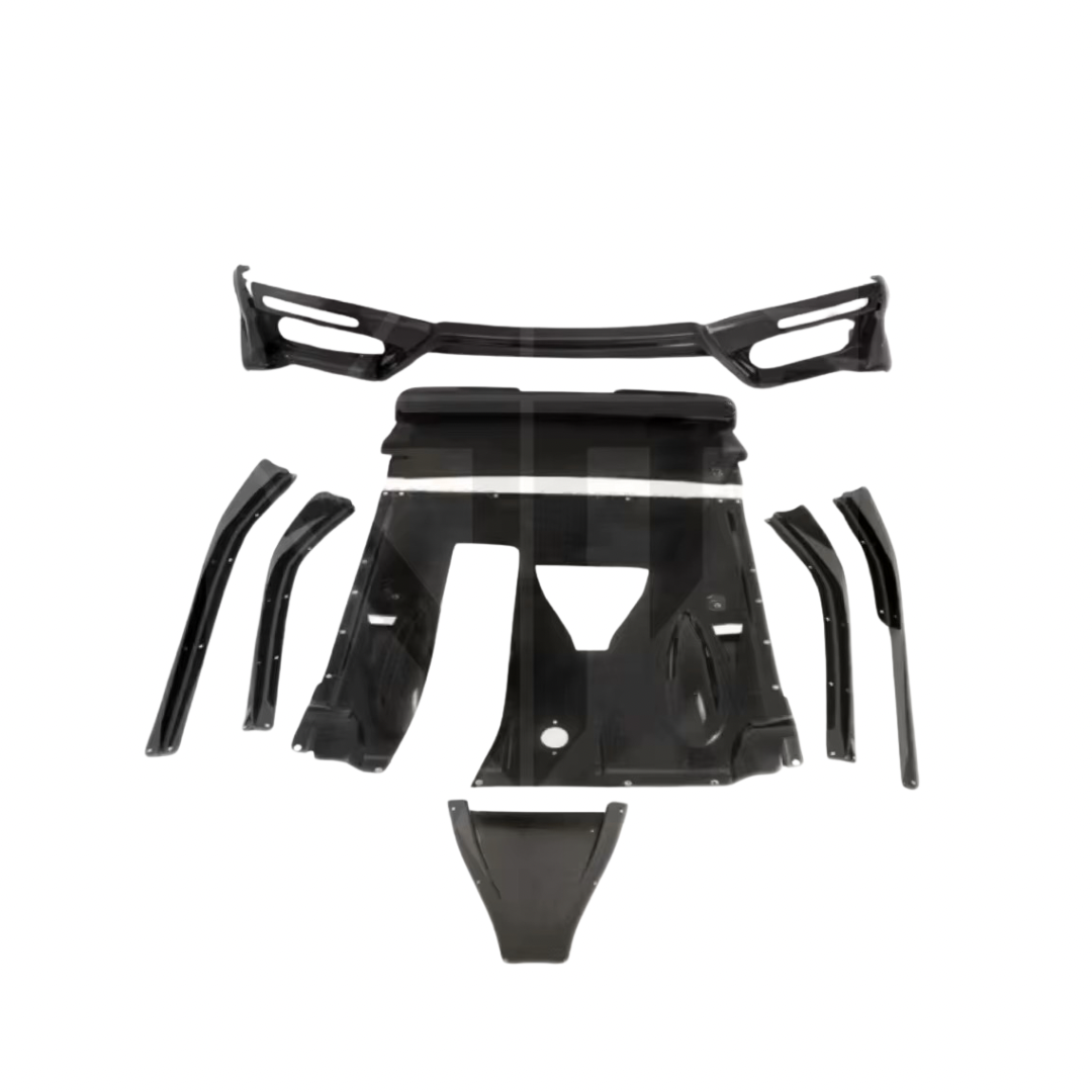 T.S Style Carbon Rear Diffuser with Panels – Nissan GTR R35 (2009–2024) - Exotics Carbon Design