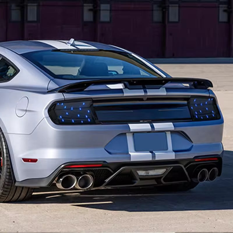 Sequential LED Animation Rear Taillights Replacement - Ford Mustang (2015–2023) - Exotics Carbon Design