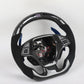 Full Carbon Fiber LED Steering Wheel with Alcantara Grips - Chevrolet Camaro (2016–2024) - Exotics Carbon Design