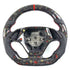 Forged Carbon Fiber & Leather Steering Wheel - Chevrolet Corvette C7 (2014–2020) - Exotics Carbon Design