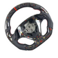 Forged Carbon Fiber & Leather Steering Wheel - Chevrolet Corvette C7 (2014–2020) - Exotics Carbon Design