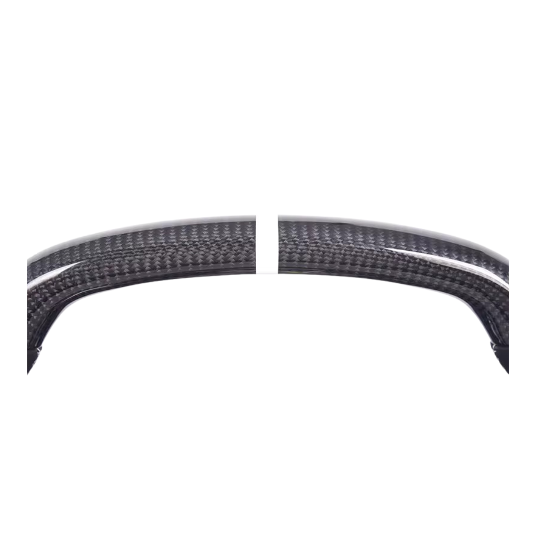 Carbon Fiber & Leather Steering Wheel - Chevrolet Corvette C8 (2020–2024) - Exotics Carbon Design