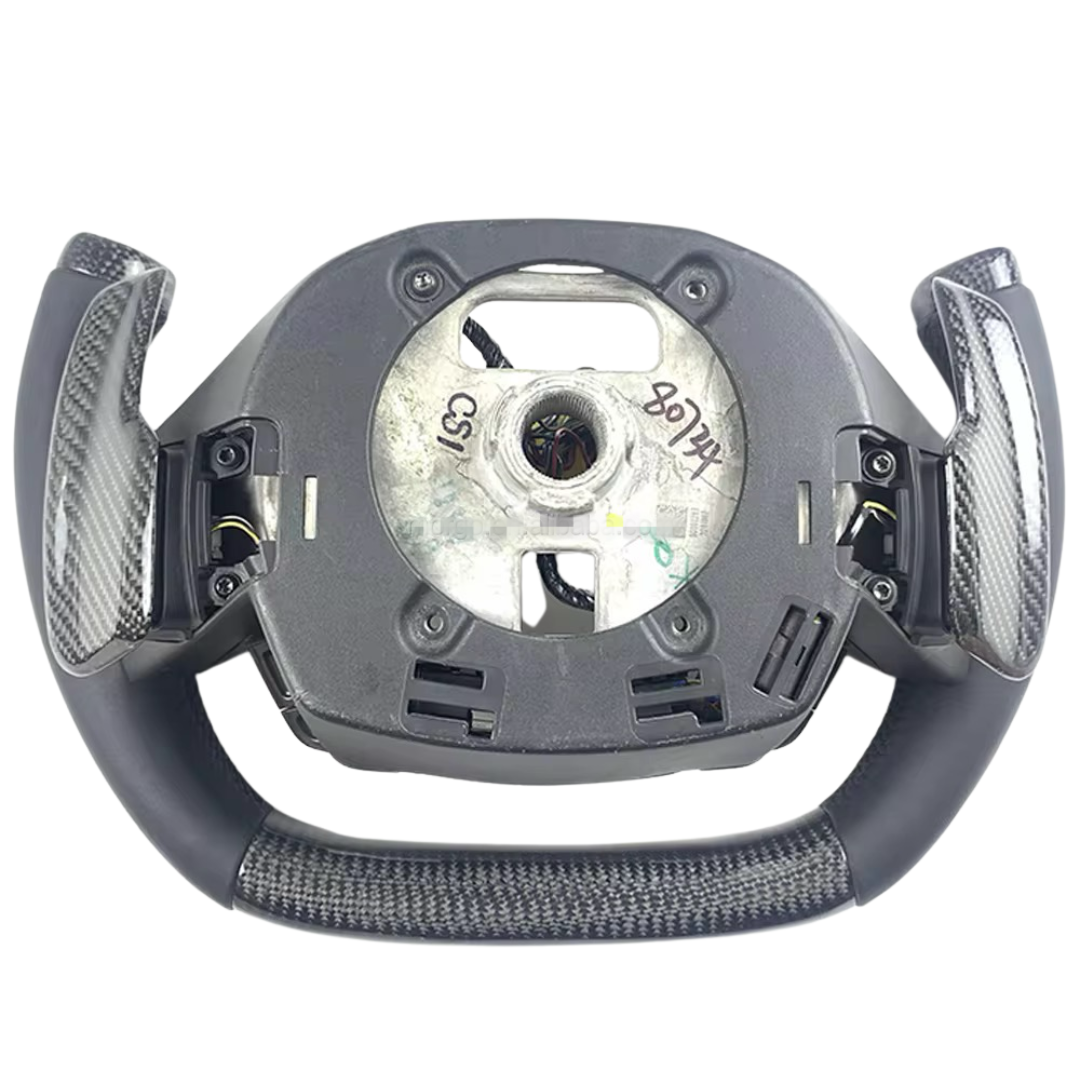 F1 Style Carbon Fiber & Leather Steering Wheel For Chevrolet Corvette C8 (2020–2024) - Exotics Carbon Design