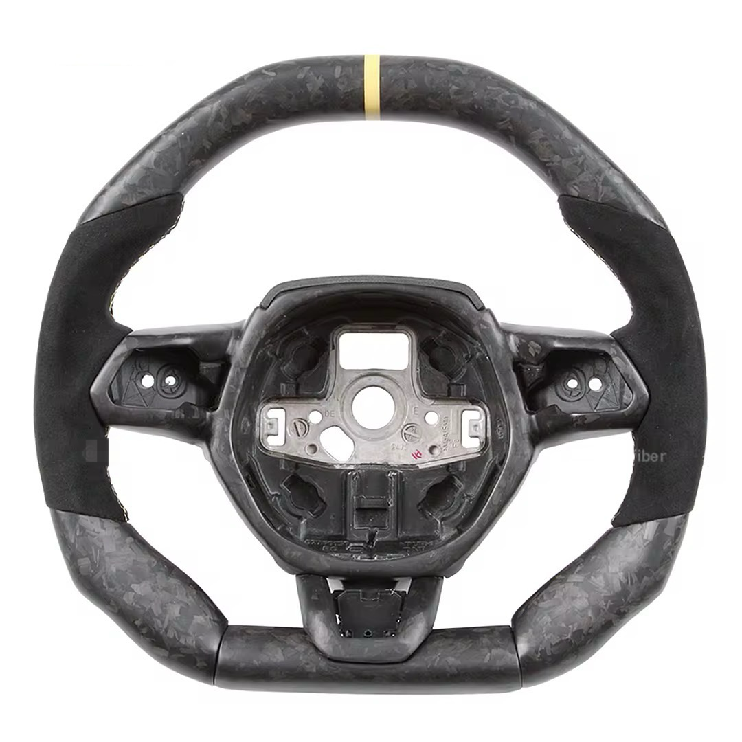 Race-Style Carbon Fiber Steering Wheel – Lamborghini Huracán (2015–2021) - Exotics Carbon Design