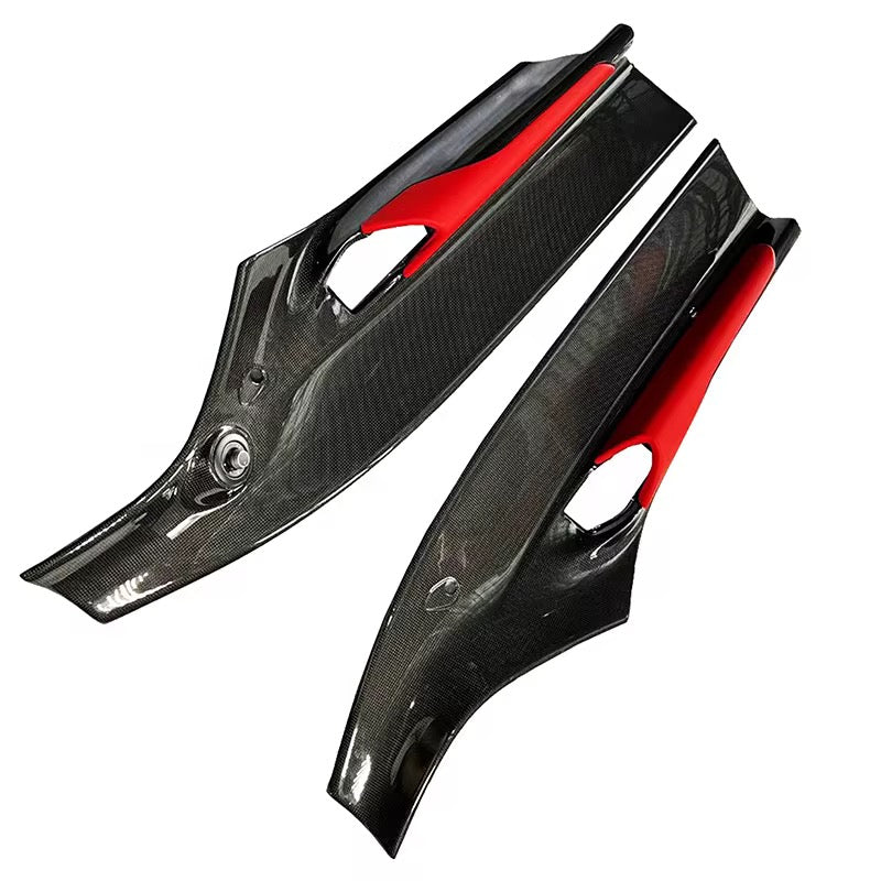 Z-Art Style Carbon Fiber Interior Door Panels – Ferrari 488 (2015+) - Exotics Carbon Design