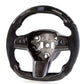 Forged Carbon Race Inspired Steering Wheel with LED RPM Display – Tesla Model 3 / Model Y (2017–2023) - Exotics Carbon Design