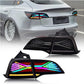 RGB X-Shaped Colorful LED Taillights – Tesla Model 3 (2018–2022) - Exotics Carbon Design