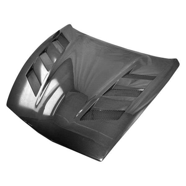 Carbon Fiber Front Vented Hood - Nissan 370Z (2009–2020) - Exotics Carbon Design