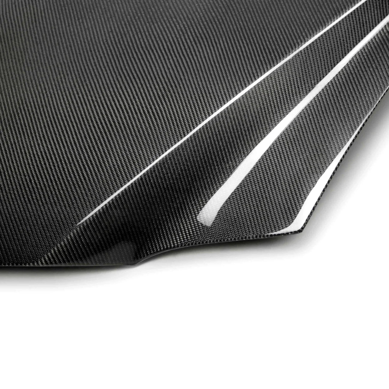 Vented Carbon Fiber Hood - Lexus RC F (2015–2023) - Exotics Carbon Design