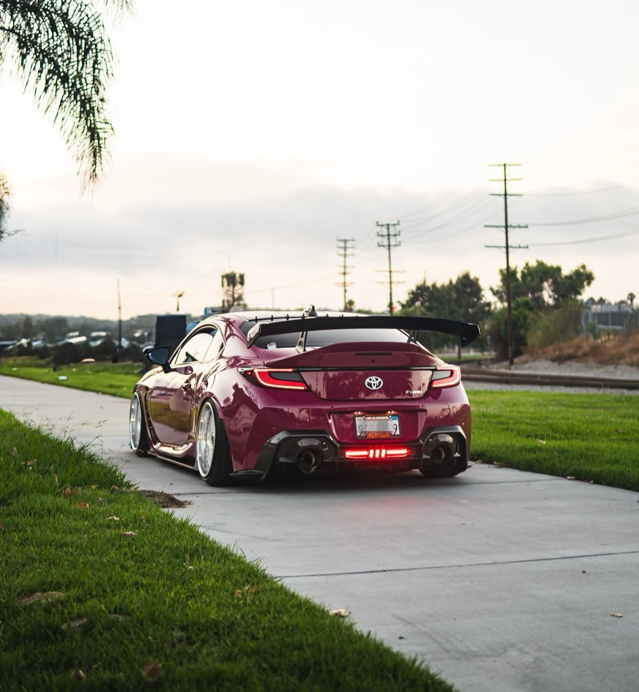 Carbon Fiber AD Style Rear Wing - Toyota GR86 / Subaru BRZ (2022–2025) - Exotics Carbon Design