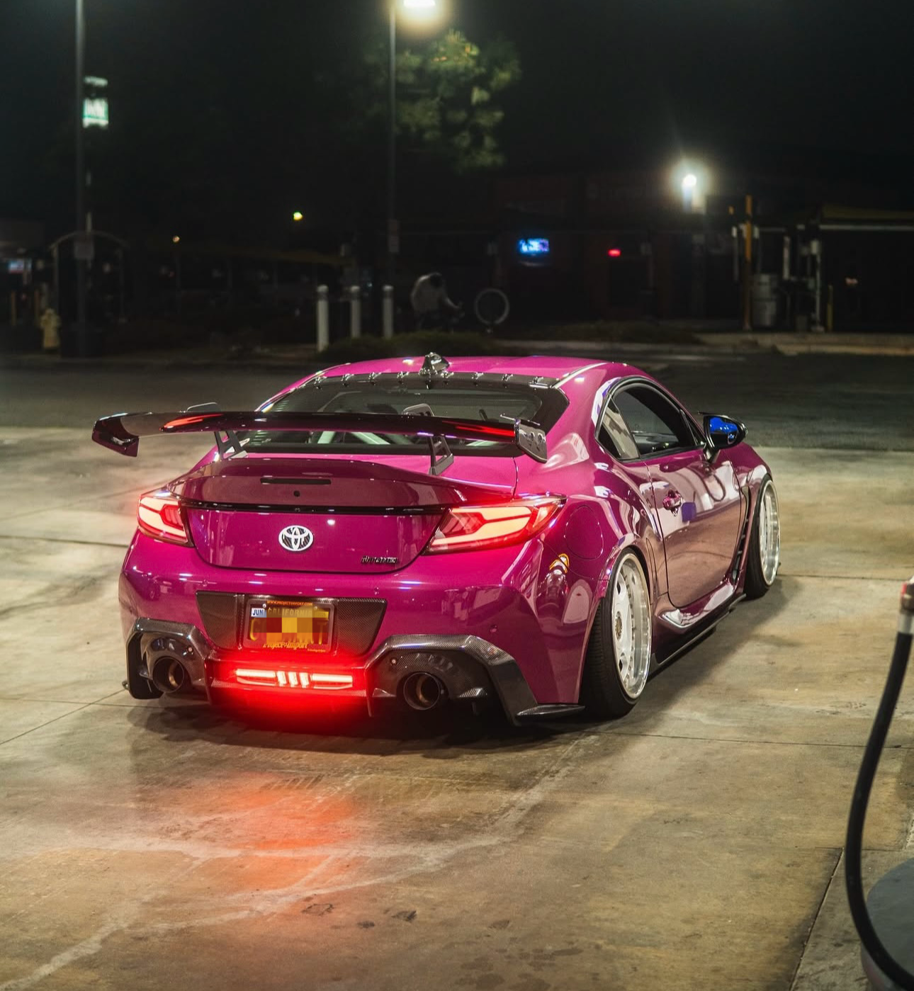 Carbon Fiber AD Style Rear Wing - Toyota GR86 / Subaru BRZ (2022–2025) - Exotics Carbon Design