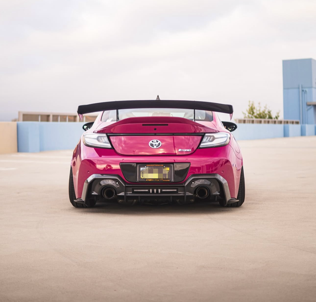 AD Style Carbon Fiber Rear Diffuser - Toyota GR86 / Subaru BRZ (2022–2025) - Exotics Carbon Design
