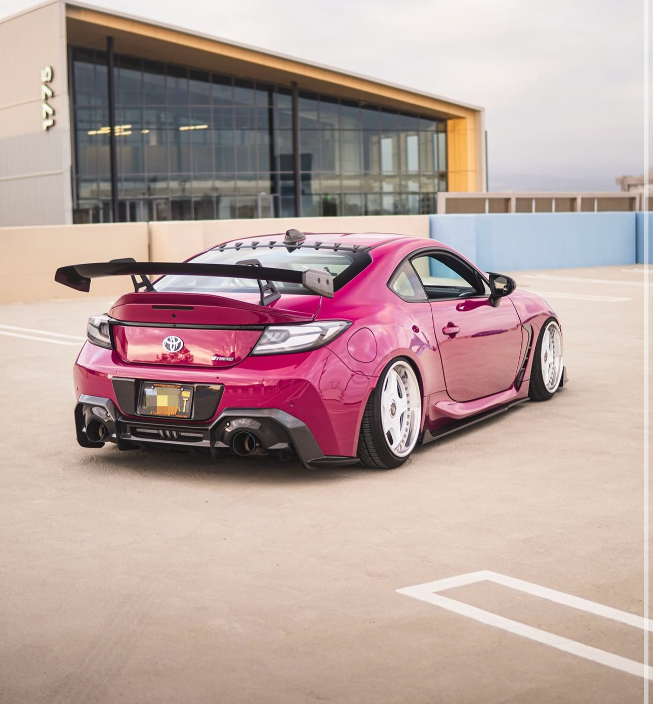 AD Style Carbon Fiber Rear Diffuser - Toyota GR86 / Subaru BRZ (2022–2025) - Exotics Carbon Design