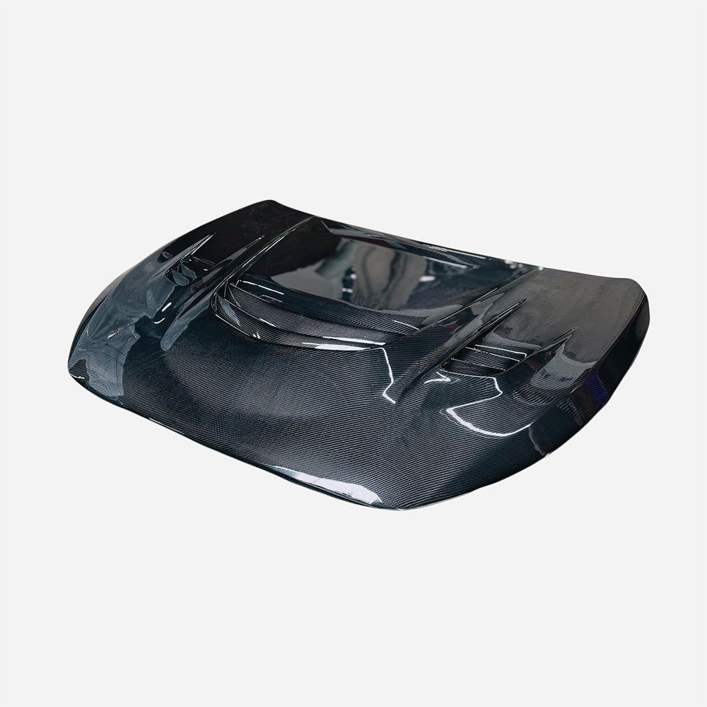 Carbon Fiber Front Vented Hood - Infiniti Q50 (2014–2020) - Exotics Carbon Design