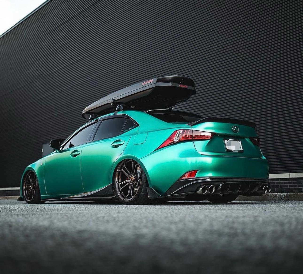 Carbon Fiber Rear Diffuser - Lexus IS 250 / IS 350 F Sport (2014–2020) - Exotics Carbon Design