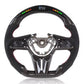 Carbon Fiber & Alcantara LED Steering Wheel - Nissan GT-R R35 (2017–2024) - Exotics Carbon Design