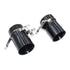 Race Style Black Titanium Exhaust Tips - Lamborghini Huracán EVO - Exotics Carbon Design
