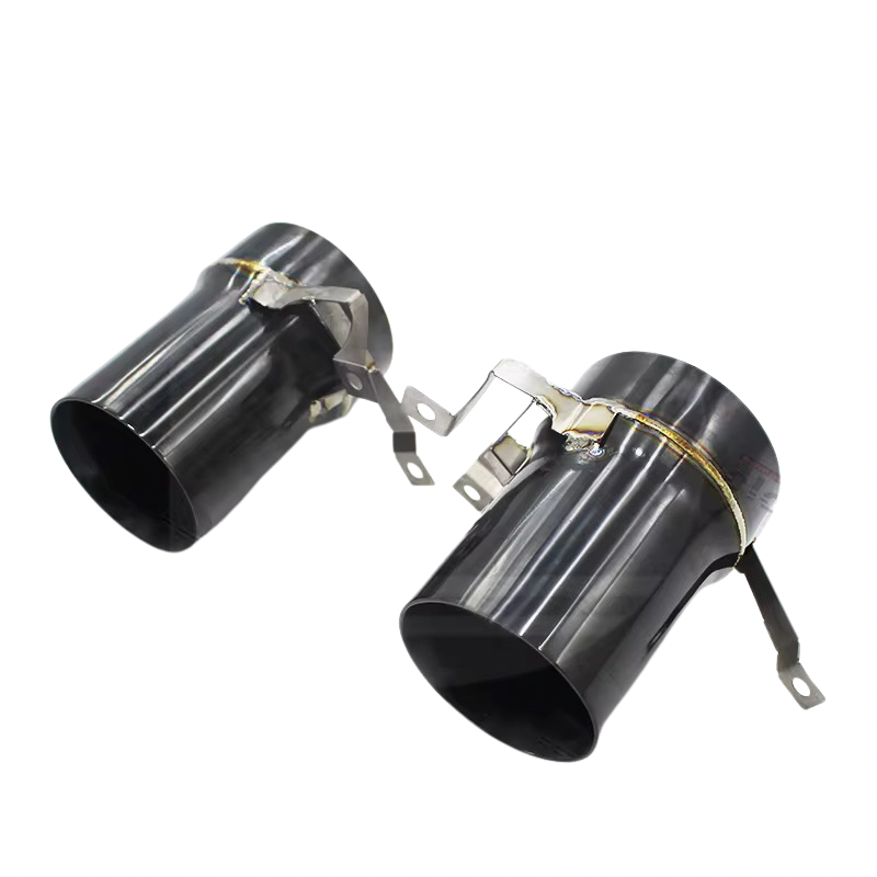 Race Style Black Titanium Exhaust Tips - Lamborghini Huracán EVO - Exotics Carbon Design