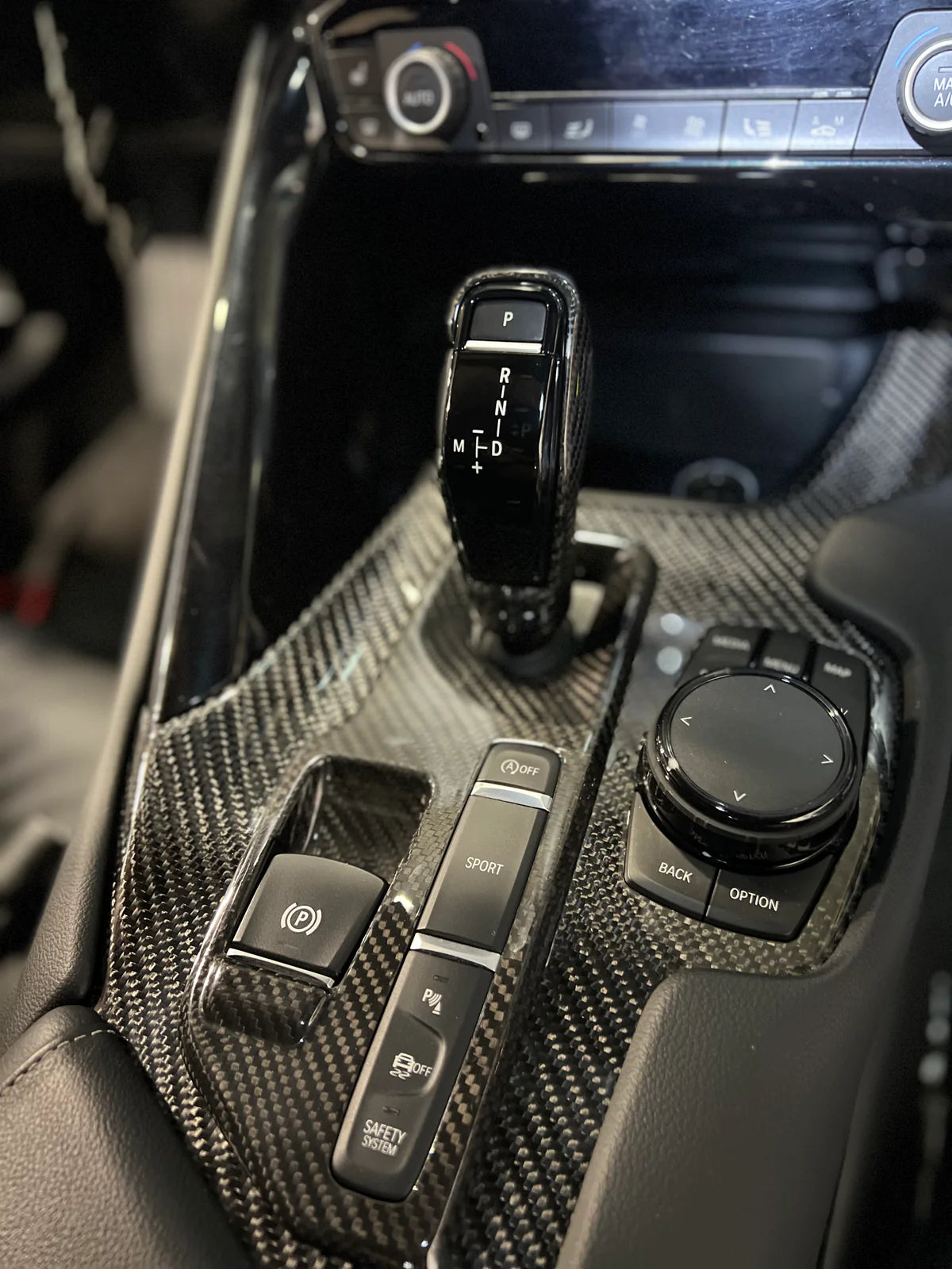 Carbon Fiber Center Console Trim - Toyota GR Supra A90/A91 - Exotics Carbon Design