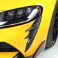 Carbon Fiber Front Bumper Canards - Toyota GR Supra A90/A91 - Exotics Carbon Design